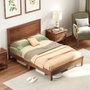 Pallet Bed with Headboard