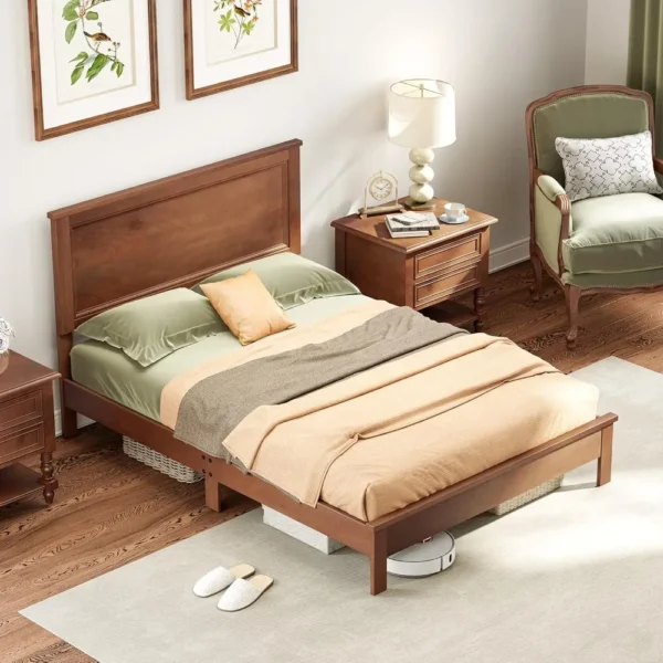 Pallet Bed with Headboard