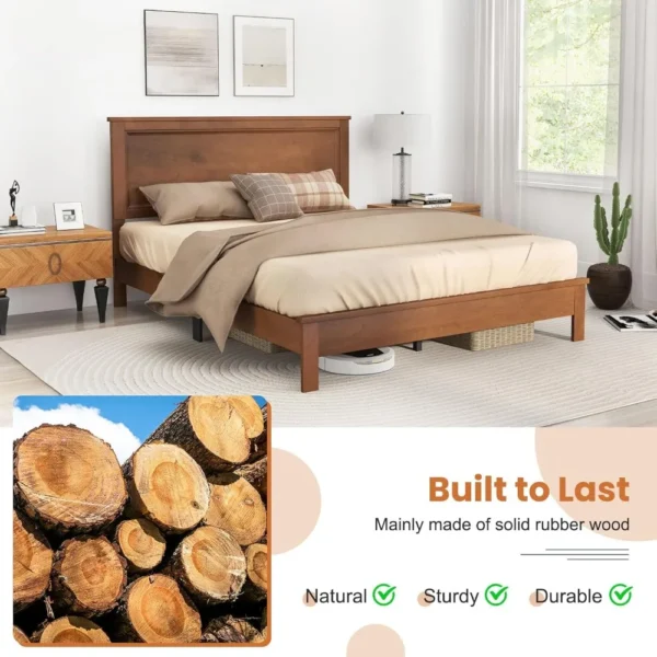 Pallet Bed with Headboard - Image 5