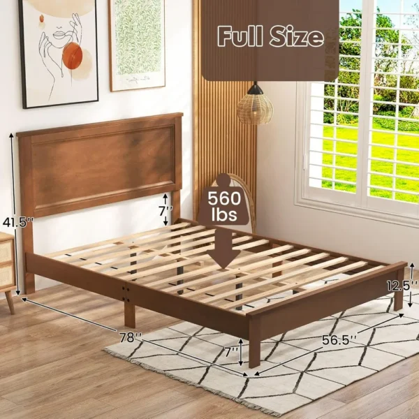 Pallet Bed with Headboard - Image 2