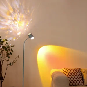 Double-Sided Sunset Light Projection
