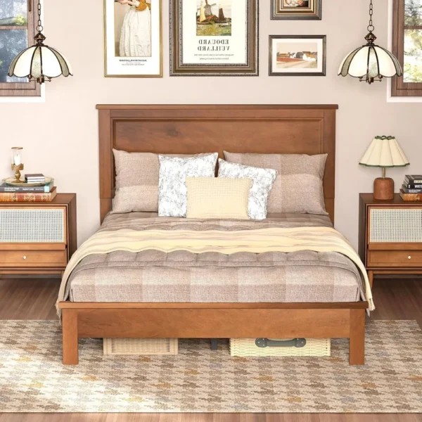 Pallet Bed with Headboard - Image 4