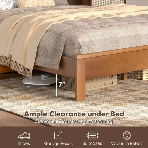 Pallet Bed with Headboard - Image 6