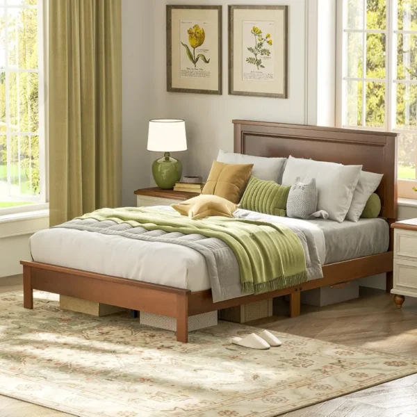 Pallet Bed with Headboard - Image 3