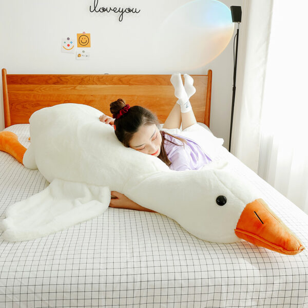 Cute Big White Geese Pillow Plush - Image 6