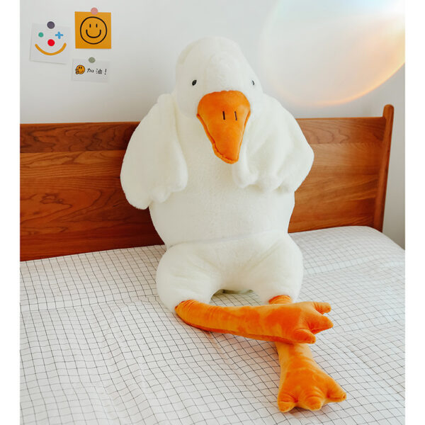 Cute Big White Geese Pillow Plush - Image 2