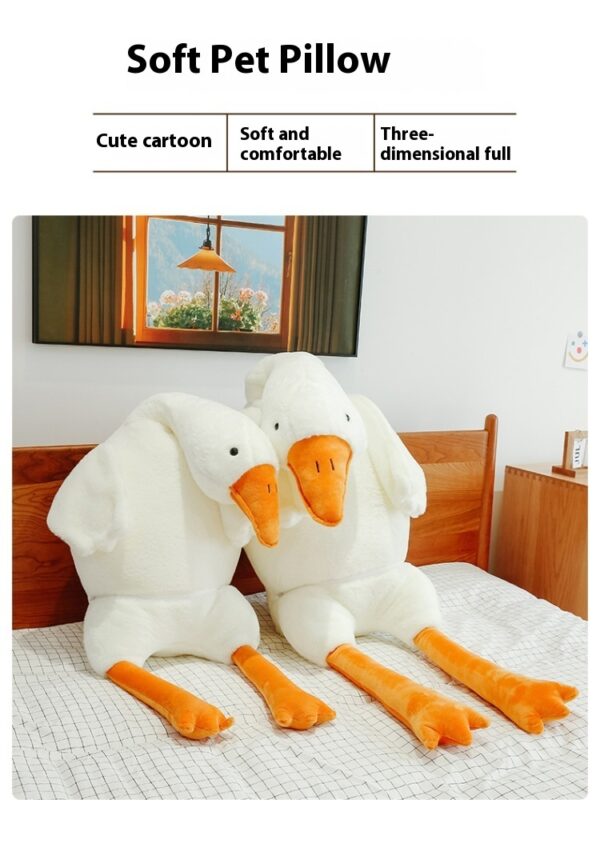 Cute Big White Geese Pillow Plush - Image 7