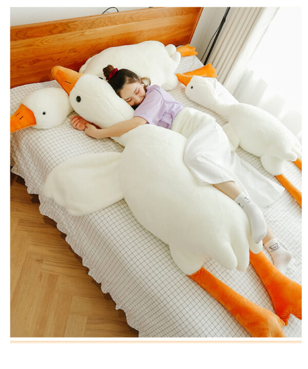 Cute Big White Geese Pillow Plush - Image 8