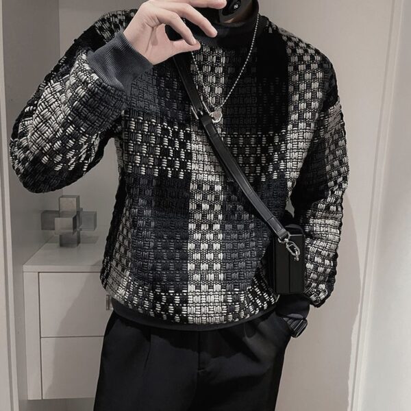 Casual Texture Sweater - Image 4