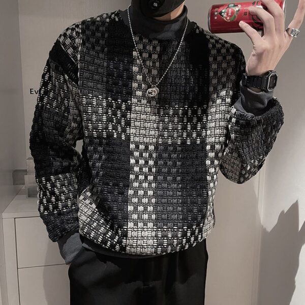 Casual Texture Sweater - Image 9
